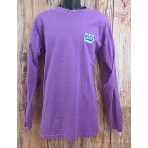 Vans Long Sleeve Graphic T-Shirt Medium Purple Est 1966 Classic Fit